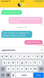 Konversation: auf dem Handy meistens ohne Punkt (Foto: iTunes.com/Hiboo)