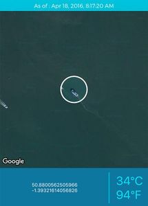 App: Potenzielle Flüchtlingsboote werden markiert (Foto: I Sea)