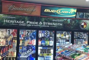 Werbung: erzürnt Lumbee Tribe (Foto: Beweismittel des Gerichts)