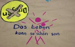 Kinder malen gegen Drogen (Copyright: Verein 