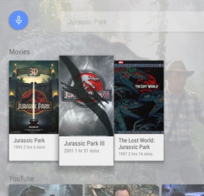 Suche bei Android TV: mit Netflix bald ergänzt (Foto: android.com)