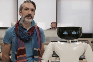 Entwickler und Roboter: 