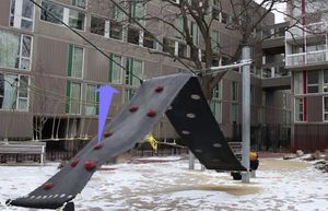 Violetter Pfeil: Objekte im Video lassen sich bewegen (Foto: mit.edu)