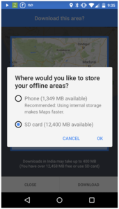 Google Maps: Fragt nun nach, wo gespeichert wird (Foto: maps.googleblog.com)