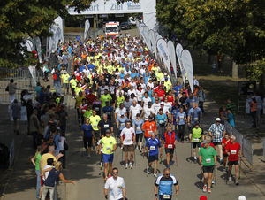 Nordic Walking wird beim ebm-papst Marathon immer beliebter (Foto: ebm-papst)