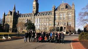 Die Studierenden an der Georgetown University (Foto: SMBS)