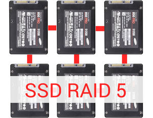Erfolgreiche Datenrettung von RAID 5 Verbund aus 6 SSD (© RecoveryLab)