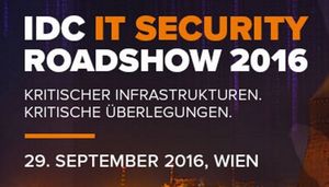 IDC IT Security Roadshow 2016 (Copyright: IDC)