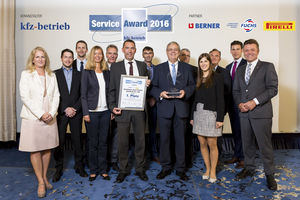 Autohaus Pickel belegt beim Service Award den 1. Platz (Foto: Bausewein)