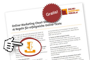 Kostenloses Cheat Sheet: Erfolgreiche Online-Texte (© Online-Marketing-Forum.at)