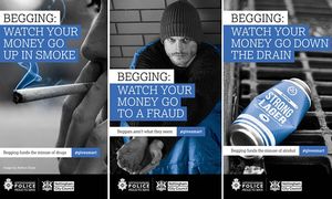 Kampagne: Spende wird laut Plakaten nicht gut genutzt (Foto: ASA/PA)