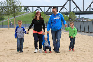 Familie: Nicht alle sind automatisch allergisch (Foto: pixelio.de, Alexandra H.)