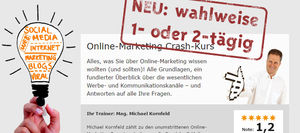 Neu: Online-Marketing Crash-Kurs ein- oder zweitägig/©Online-Marketing-Forum.at