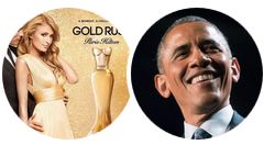 Hilton und Obama: erheitern mit 