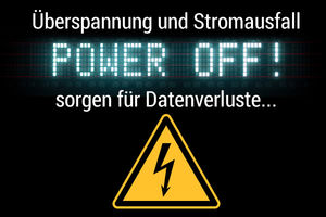 Überspannung und Stromausfall: Datenretter RecoveryLab informiert