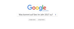 Seo im Jahr 2017? copyright: google.com