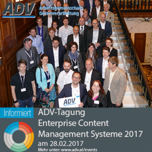 ADV-Tagung Enterprise Content Management Systeme 2017 (Foto: ADV/Brank)