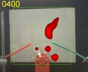 Rote Bedrohung: Die Farbe zeigt austretendes Methan (Foto: Graham M. Gibson)