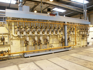 Cast link belt furnace