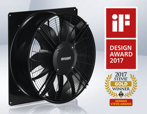 Axialventilator AxiBlade von ebm-papst gewann iF Design Award (© ebm-papst)