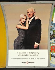 Plakat: Sexistischer Vergleich eckt an (Foto: twitter.com/HeartLondonNews)