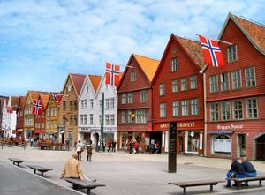Norwegische Stadt: Das Land hat viele Online-Leser (Foto: pixelio.de, Bildpixel)