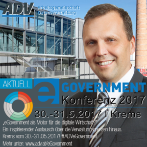 ADV: eGovernment Konferenz 2017 (Foto: ADV/M. Brank)