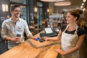 Bargeldloses Bezahlen mit Near Field Communication NFC (Foto: orderbird AG)