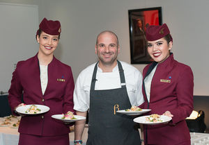 Hochgenuss in der Luft (Foto: Qatar Airways)