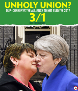Foster und May: Britische Medien lehnen Werbung ab (Foto: news.paddypower.com)