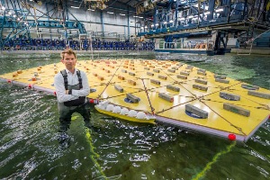 Modellversuch: Große Idee wird zuerst im Kleinen getestet (Foto: marin.nl)