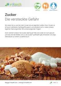 Das go4health Zucker WhitePaper (Foto: go4health GmbH)
