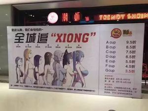 Poster: Trendy Shrimp schockiert mit vulgärer Werbung (Foto: qjwb.com.cn)