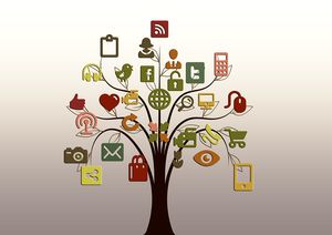 Social-Media-Baum: 3 Mrd. Nutzer für soziale Medien (Foto: geralt, pixabay.com)
