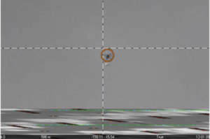 Radar- und optisches Bild einer anfliegenden Drohne (Foto: dtu.dk)