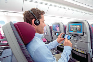 920 Stunden Film und TV-Shows an Bord (Foto: Qatar Airways)