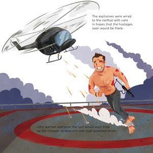 Weihnachts-Kugelhagel: Action als Bilderbuch (Foto: insighteditions.com)