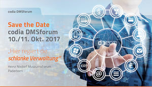 DMSforum am 10./11.10. Paderborn (Abbildung: codia Software GmbH)