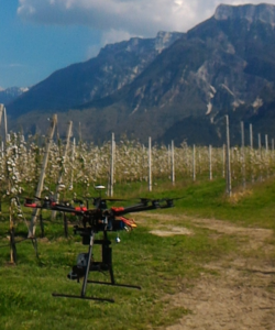 Drohne: überwachender Einsatz auf Obstplantagen sinnvoll (Foto: metacortex.it) Drohne: überwachender Einsatz auf Obstplantagen sinnvoll (Foto: metacortex.it)