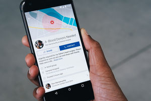 Handy: Neue Funktion zeigt nächsten Spender an (Foto: facebook.com)