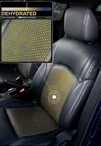 Schweiß-Detektor: Färbung in Gelb bei Dehydrierung (Foto: nissan.com)