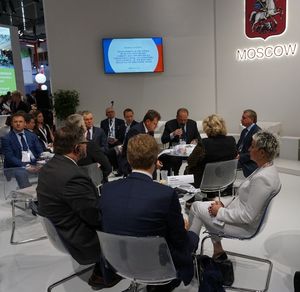 Stand auf der Expo Real: Moskau wirbt um Investoren (Foto: Karina Baratova)