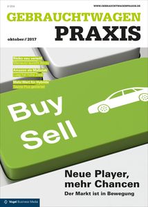 Titelseite der Ausgabe 10/2017 (Foto: Gebrauchtwagen Praxis)