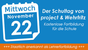 Lehrerfortbildung am 22.11.2017 (© project Schul- und Objekteinrichtungen GmbH)