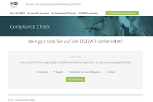 Compliance Check lohnt sich (Bild: ESET/Screenshot)