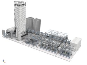 3D-Modell der Anlage NG600 (Foto: CRYOTEC Anlagenbau GmbH)