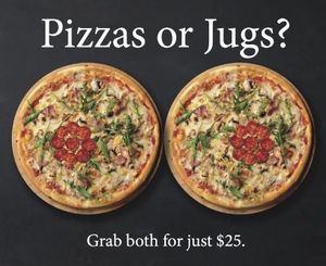 Provokante Werbung vergleicht Pizzen mit Brüsten (Foto: news.com.au)