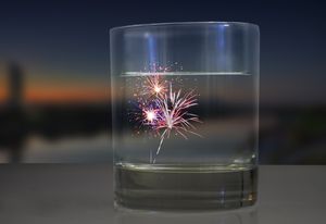 Silvester fällt ins Wasserglas (Foto: Alexander Bauer)