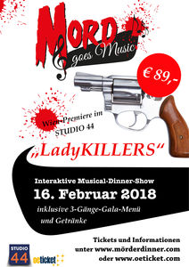 Mord im Studio 44, die Krimi-Musical-Dinnershow (Foto: STUDIO 44)