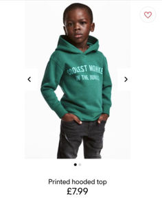 Kindermodel: User entsetzt über Hoodie-Werbung (Foto: twitter.com/hsyn_161)